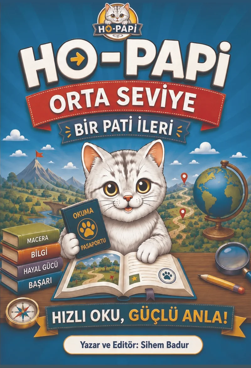Ho-Papi Orta Seviye Eğitim Kitabı kitabının kapağı